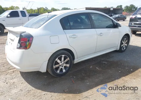 2012 Nissan Sentra 2.0 Sr из США, поврежденный, VIN 3N1AB6AP5CL728209
